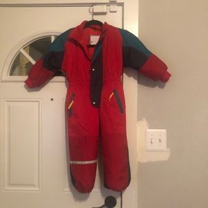 Vintage Original Beaver Nylon Snowsuit